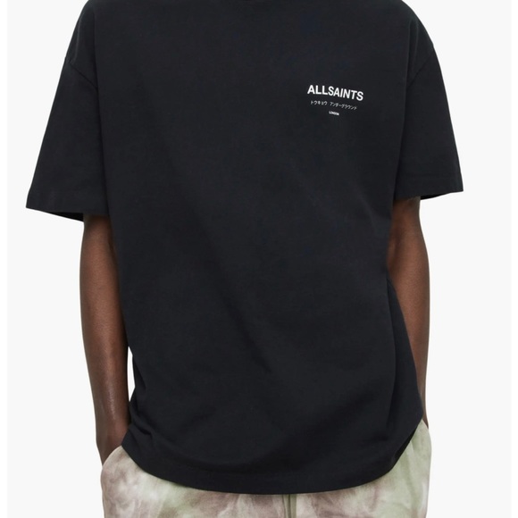 All Saints Shirts Mens All Saints Oversized Graphic T Shirt Size M